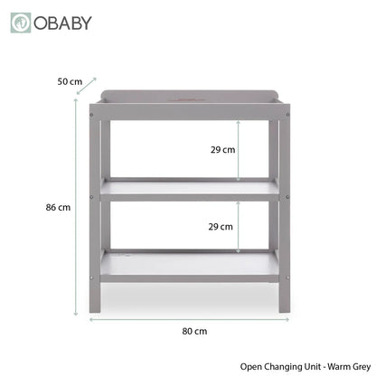 Obaby Grace (2 Piece) Room Set - Warm Grey