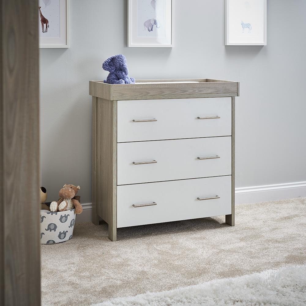 Obaby Nika (2 Piece) Room Set - Grey Wash & White