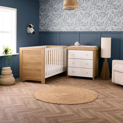 Obaby Nika (2 Piece) Room Set - Oak & White