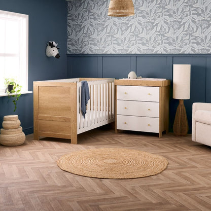 Obaby Nika (2 Piece) Room Set - Oak & White