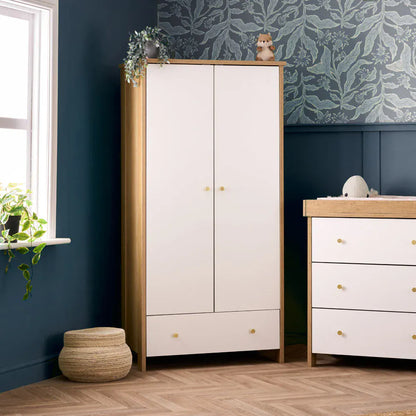Obaby Nika (3 Piece) Room Set - Oak & White