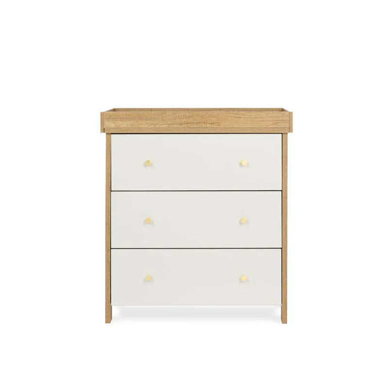 Obaby Nika (3 Piece) Room Set - Oak & White