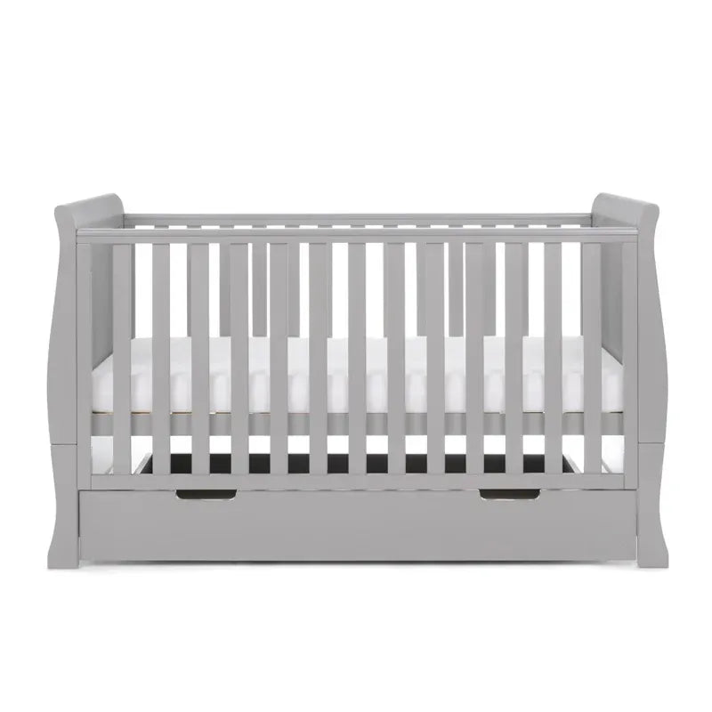 Obaby Stamford Classic Sleigh (2 Piece) Room Set - Warm Grey