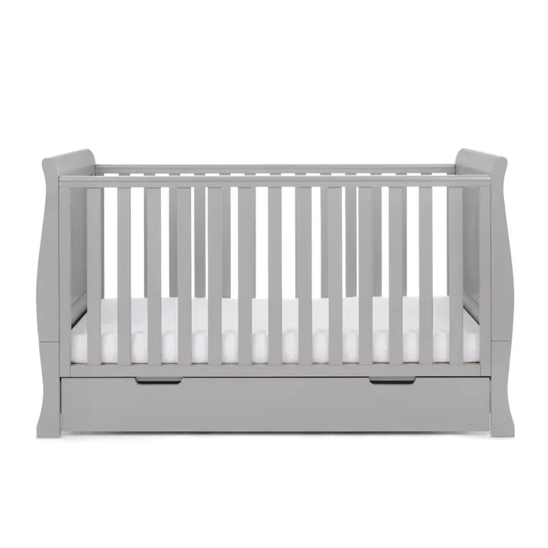 Obaby Stamford Classic Sleigh (2 Piece) Room Set - Warm Grey