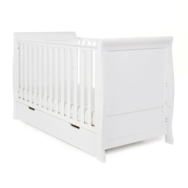 Obaby Stamford Classic Sleigh (2 Piece) Room Set - White
