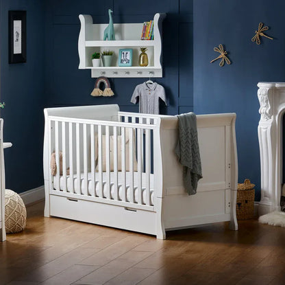 Obaby Stamford Classic Sleigh (2 Piece) Room Set - White