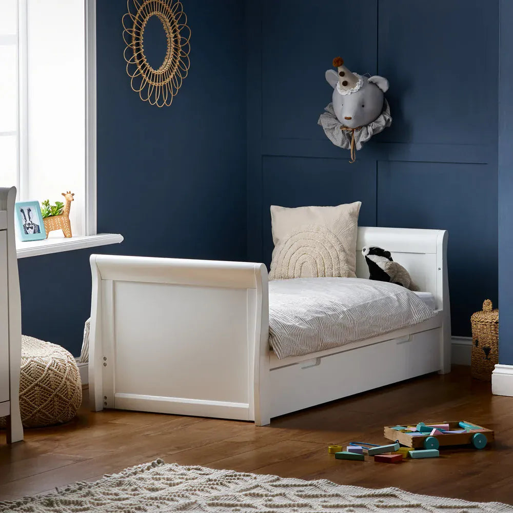 Obaby Stamford Classic Sleigh (2 Piece) Room Set - White
