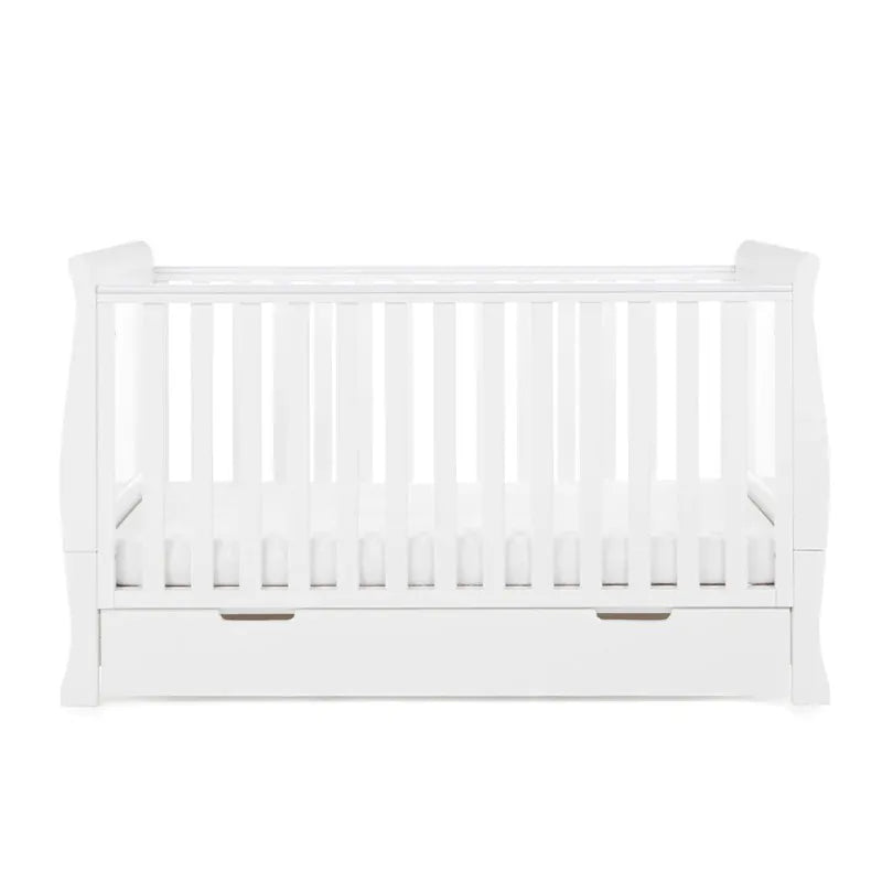 Obaby Stamford Classic Sleigh (2 Piece) Room Set - White