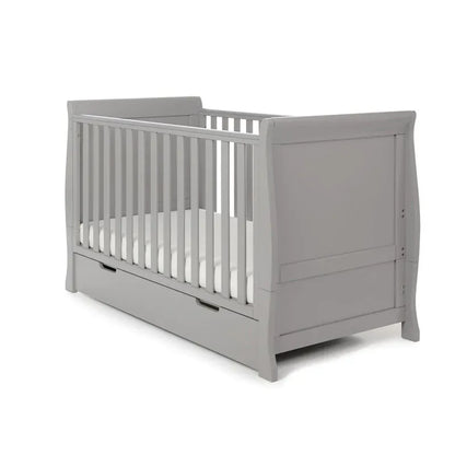 Obaby Stamford Classic Sleigh (3 Piece) Room Set - Warm Grey