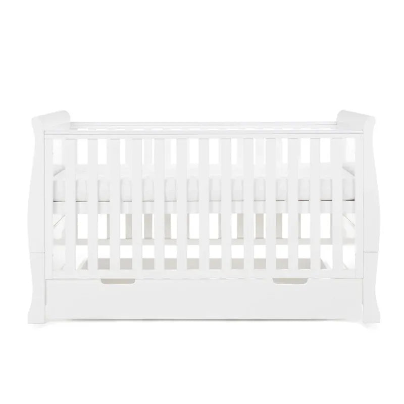 Obaby Stamford Classic Sleigh (3 Piece) Room Set - White