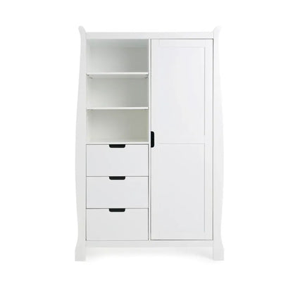 Obaby Stamford Classic Sleigh (3 Piece) Room Set - White
