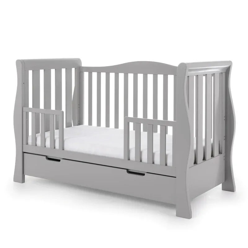 Obaby Stamford Luxe Sleigh (2 Piece) Room Set - Warm Grey