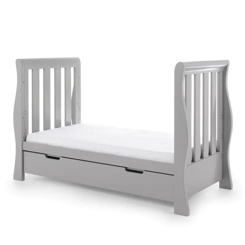 Obaby Stamford Luxe Sleigh (2 Piece) Room Set - Warm Grey