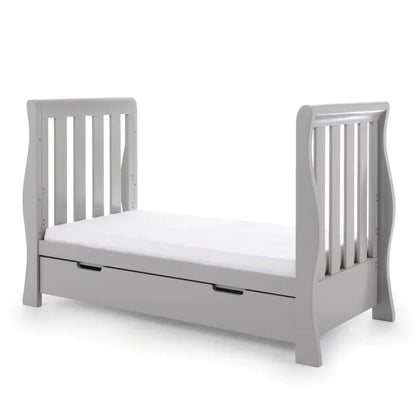 Obaby Stamford Luxe Sleigh (2 Piece) Room Set - Warm Grey