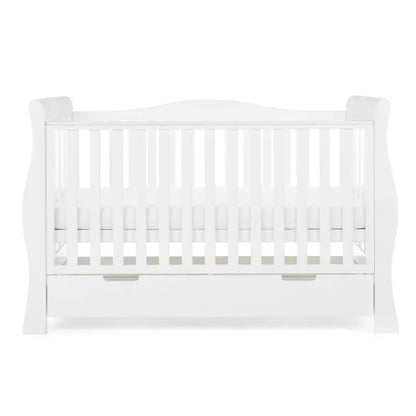 Obaby Stamford Luxe Sleigh (3 Piece) Room Set - White