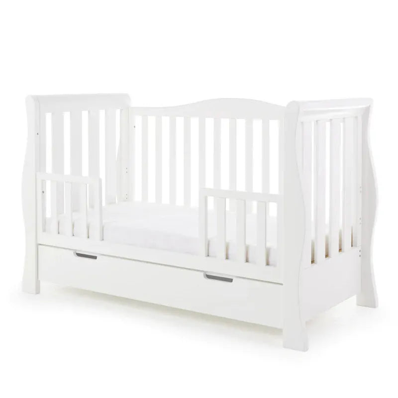 Obaby Stamford Luxe Sleigh (3 Piece) Room Set - White