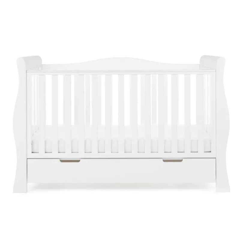 Obaby Stamford Luxe Sleigh (3 Piece) Room Set - White