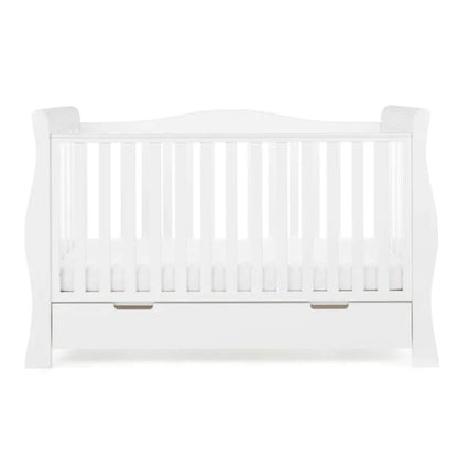 Obaby Stamford Luxe Sleigh (3 Piece) Room Set - White