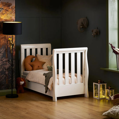 Obaby Stamford Luxe Sleigh (3 Piece) Room Set - White