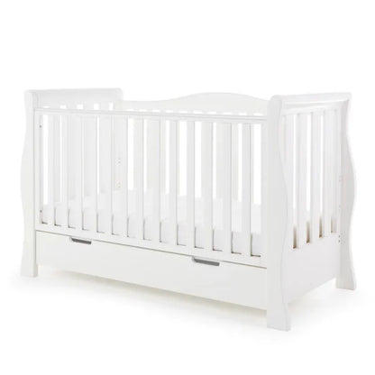Obaby Stamford Luxe Sleigh (3 Piece) Room Set - White