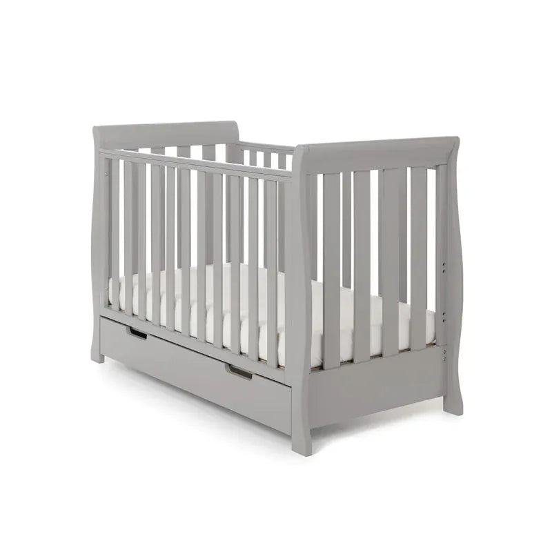 Obaby Stamford Mini Sleigh (2 Piece) Room Set - Warm Grey