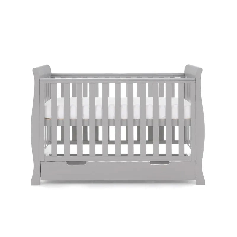 Obaby Stamford Mini Sleigh (2 Piece) Room Set - Warm Grey