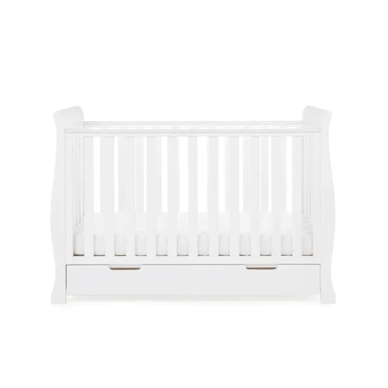 Obaby Stamford Mini Sleigh (3 Piece) Room Set - White