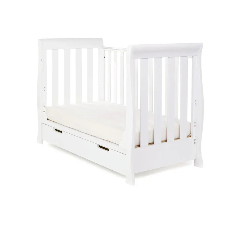 Obaby Stamford Mini Sleigh (3 Piece) Room Set - White