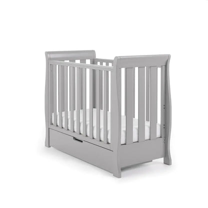 Obaby Stamford Space Saver Sleigh (2 Piece) Room Set - Warm Grey