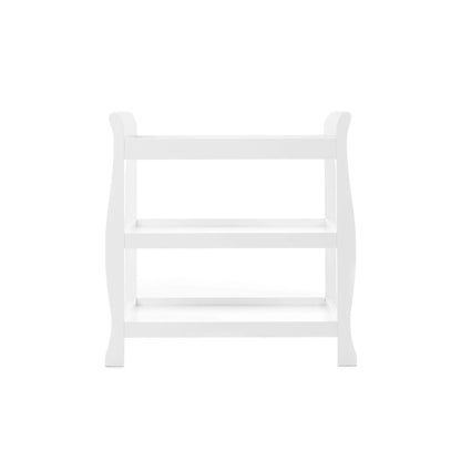 Obaby Stamford Space Saver Sleigh (2 Piece) Room Set - White