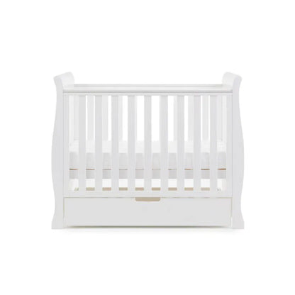 Obaby Stamford Space Saver Sleigh (2 Piece) Room Set - White