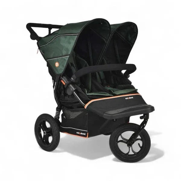 Out N About Nipper Double V6 Pod Newborn and Toddler Bundle - Sycamore Green