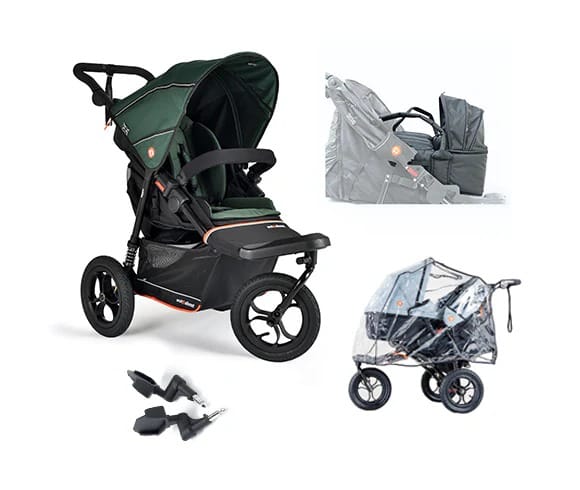 Out N About Nipper V6 Newborn Pod Bundle - Sycamore Green