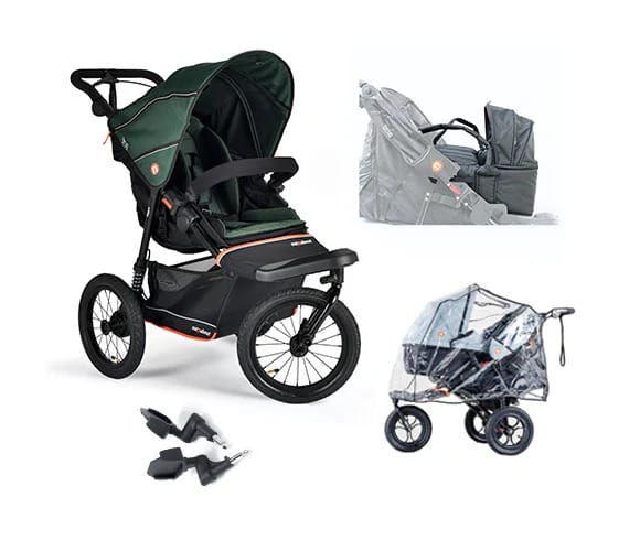 Out N About Nipper V6 Plus Newborn Pod Bundle - Sycamore Green
