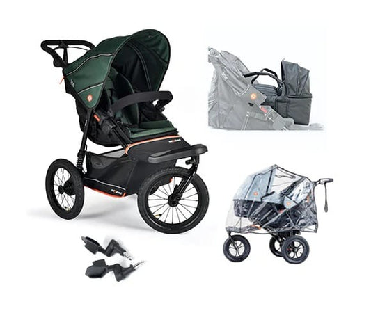 Out N About Nipper V6 Plus Newborn Pod Bundle - Sycamore Green