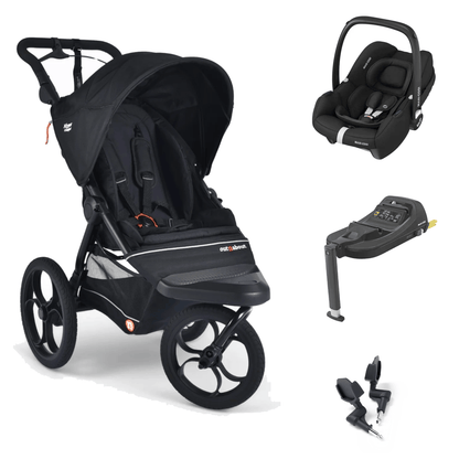 Out N About Nipper Compact (Cabriofix i-Size) Travel System - Black