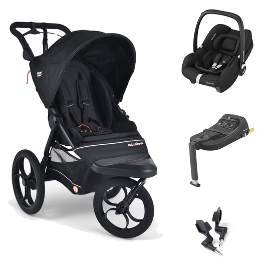 Out N About Nipper Compact (Cabriofix i-Size) Travel System - Black