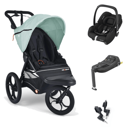 Out N About Nipper Compact (Cabriofix i-Size) Travel System - Green