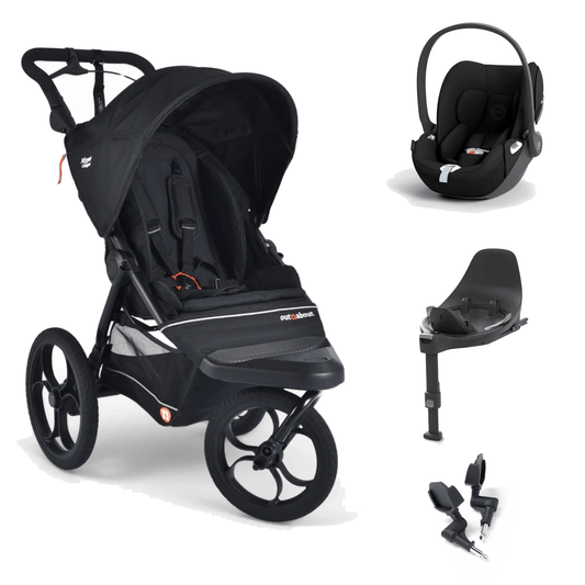 Out N About Nipper Compact (Cloud T) Travel System - Black