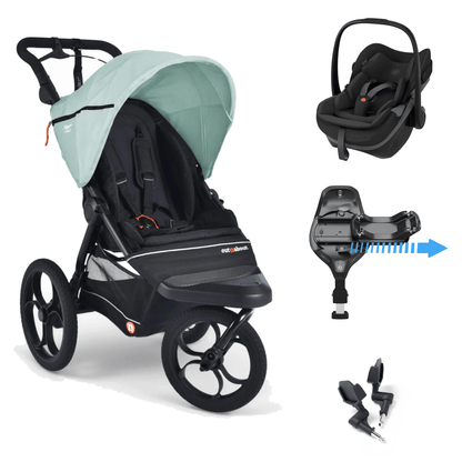 Out N About Nipper Compact (Pebble Slide Pro) Travel System - Green