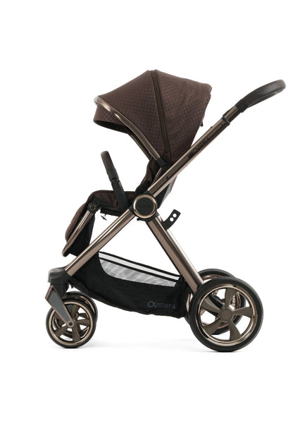 Oyster 4 Luxury (CabrioFix i-Size) Travel System - Brown Raven