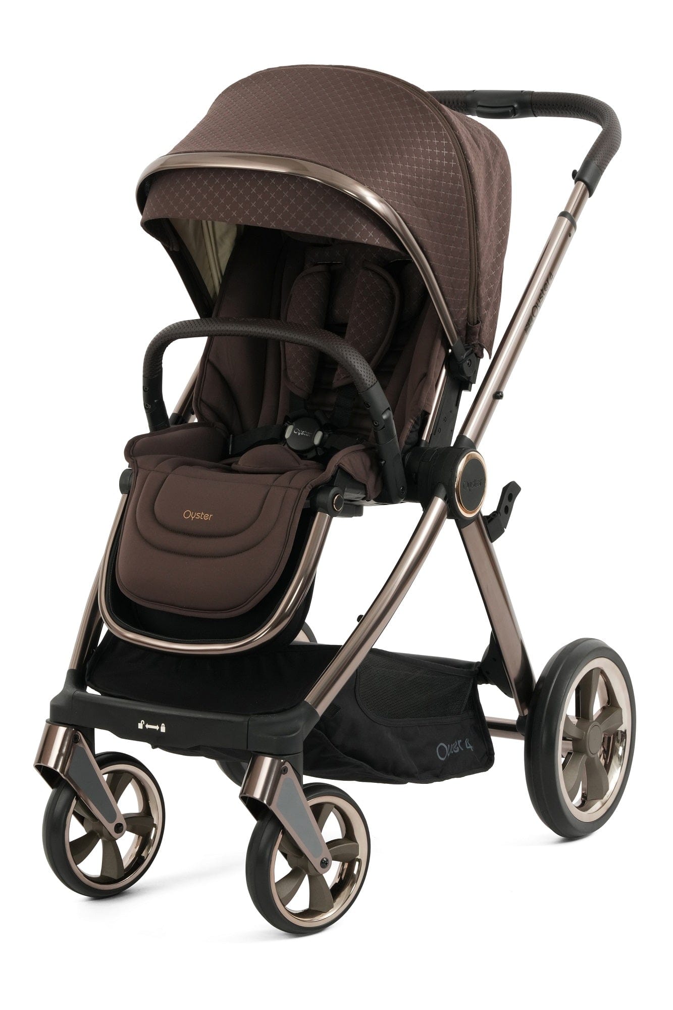 Oyster 4 Luxury (Cloud T) Travel System - Brown Raven