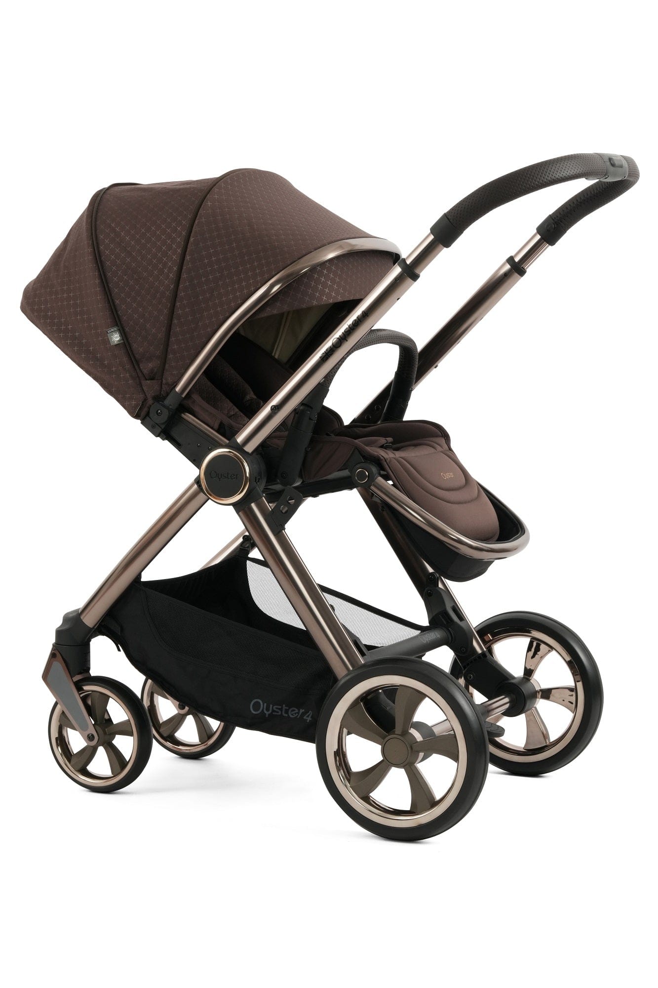 Oyster 4 Luxury (Cloud T) Travel System - Brown Raven
