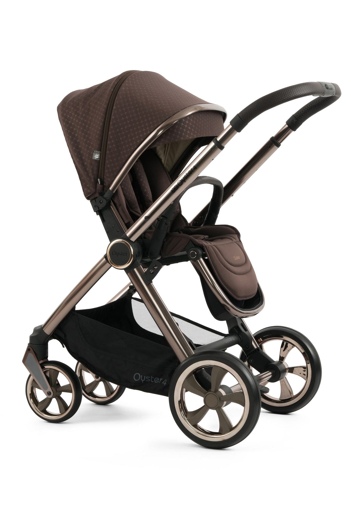 Oyster 4 Luxury (Cloud T) Travel System - Brown Raven