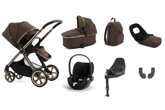 Oyster 4 Luxury (Cloud T) Travel System - Brown Raven