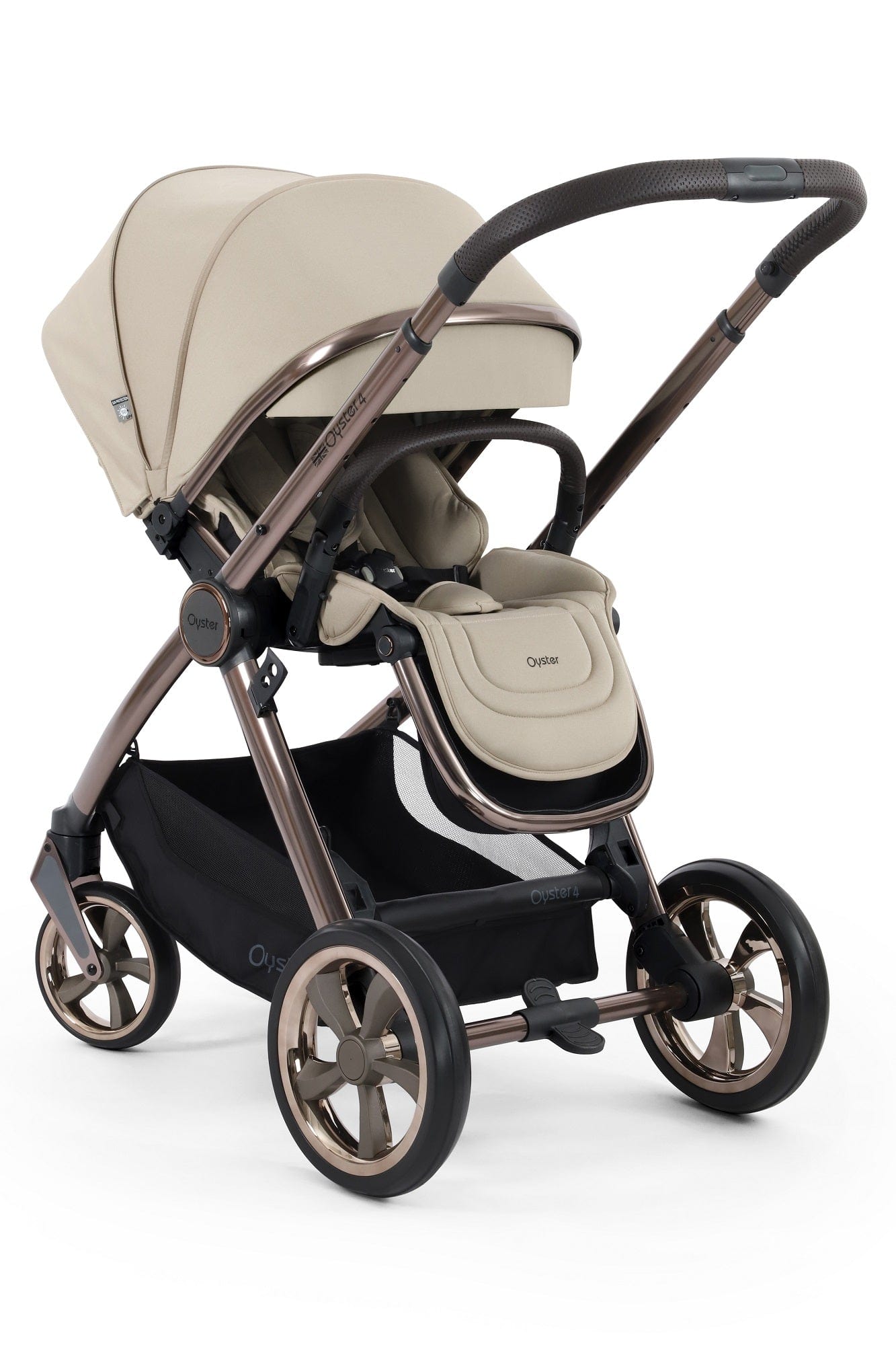 Oyster 4 Tandem Stroller - Buttermilk (Ex-Display)