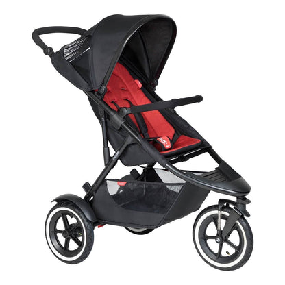 Phil & Teds Sport Double - Black / Chilli