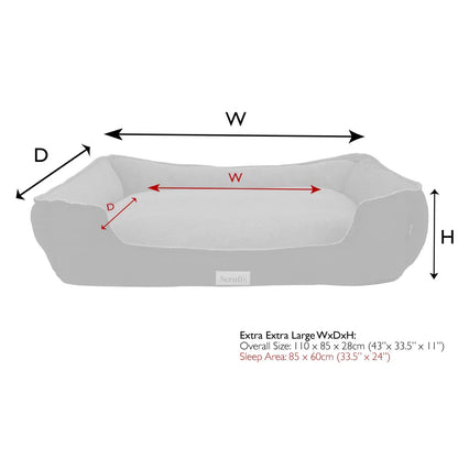 Scruffs Harvard Water Resistant Memory Foam Dog Bed