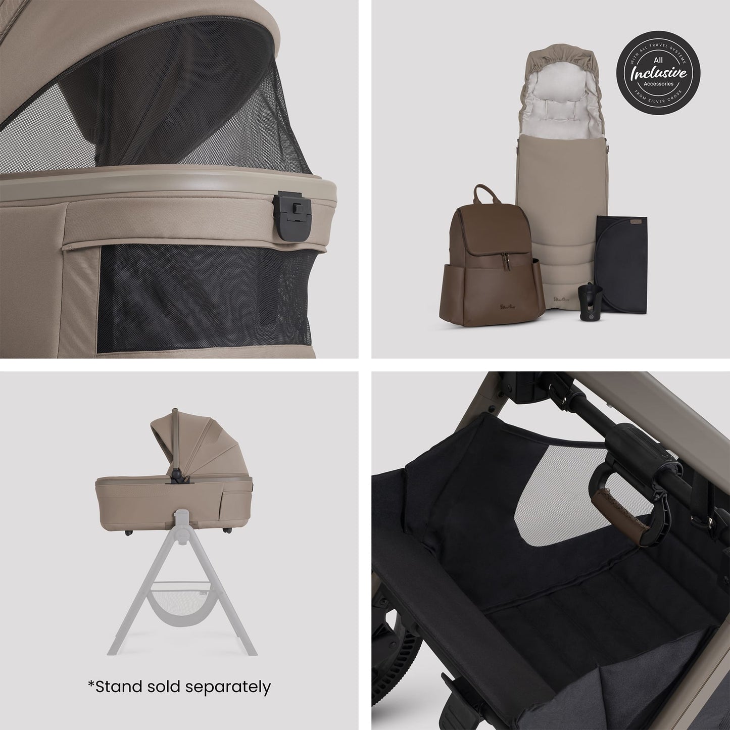 Silver Cross Cove 2 Accessory Bundle - Champagne