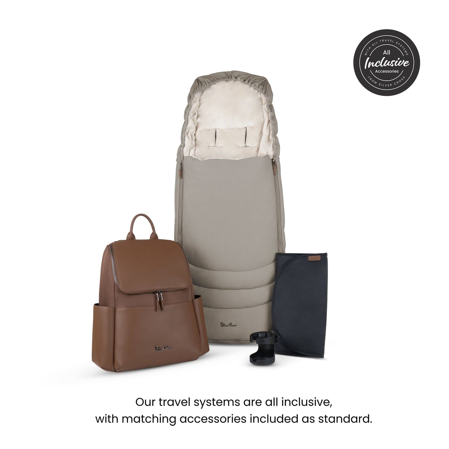 Silver Cross Cove (Cloud T) Travel System - Champagne